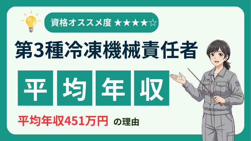 【アイキャッチ】第三種冷凍機械責任者_年収